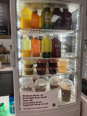 Prepared foods at Bare Blends in Albany