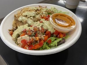 Mediterranean Blend grain bowl  at Bare Blends in Albany