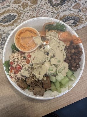 Mediterranean salad  at Bare Blends in Albany