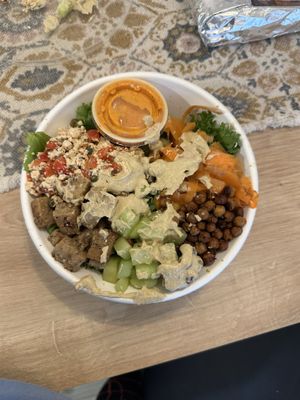 Mediterranean salad  at Bare Blends in Albany