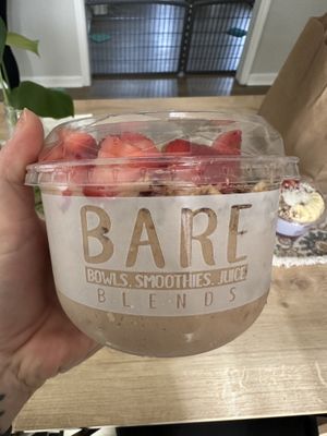 Build me up PB cup  at Bare Blends in Albany