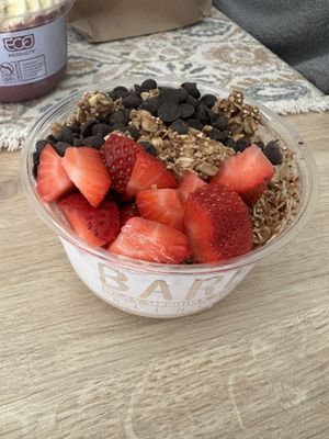 Build me up PB cup  at Bare Blends in Albany