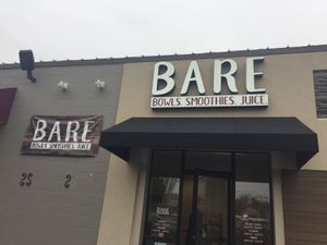 Outside  at Bare Blends in Albany