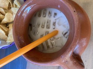 Horchata  at Luna Mexicana in Joliet
