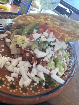 Vegan Gordita   at Luna Mexicana in Joliet