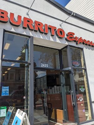 Entrance at Ole Ole Burrito Express in Oakland