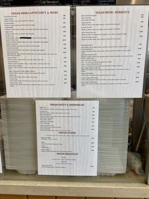 Vegan menus at Ole Ole Burrito Express in Oakland