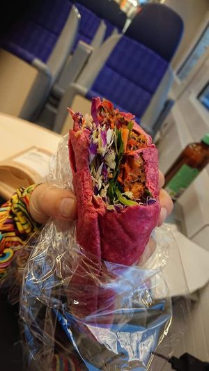 Jackfruit wrap at Espresso House - Östra Förstadsgatan in Malmo