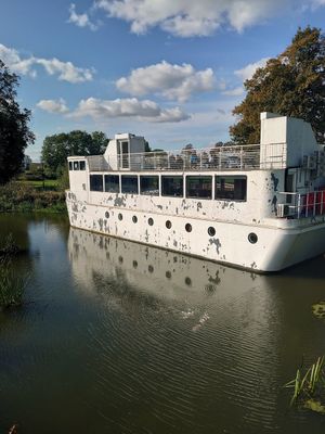 View from the bridge at The Ark in Northampton