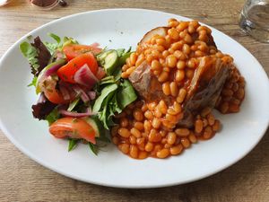 OK but not great photo better than taste at The Knockerdown Inn in Ashbourne