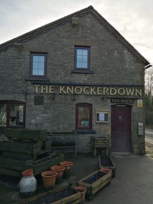 Outside at The Knockerdown Inn in Ashbourne