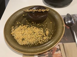 Chocolate dessert at UDON - Chueca in Madrid