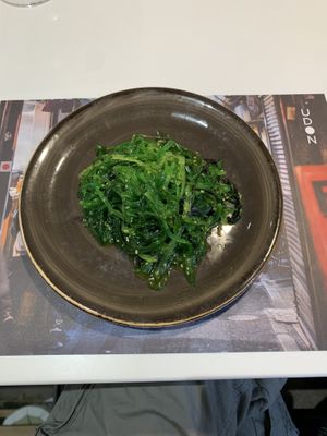 wakame salad (available on midday menu)  at UDON - Chueca in Madrid