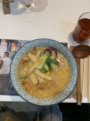 vegan ramen  at UDON - Chueca in Madrid
