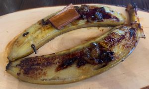 Bananas flambé at Abyssinia in Strasbourg