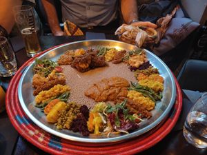 Veganes Menü at Abyssinia in Strasbourg
