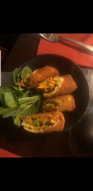 Sambusa de lentilha at Abyssinia in Strasbourg