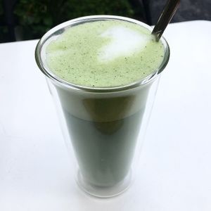 Iced Matcha Latte  at Macha-Macha in Berlin