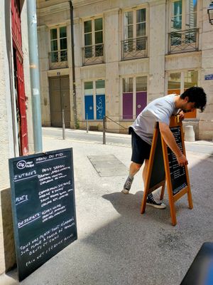 Don't have pictures of the food as while having lunch my phone was charged inside. at Laska in Lyon