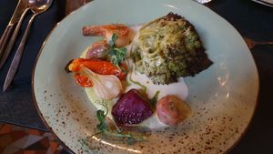 Roasted Vegetables at Laska in Lyon