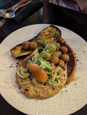 Eggplant dish at Laska in Lyon