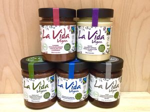 Cremas de chocolate veganas.  at Ideya Verde in Zaragoza