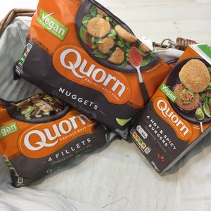 Productos veganos Quorn.  at Ideya Verde in Zaragoza