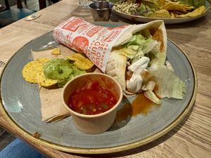 Burrito Grande with nachos  at Taco Bar in Stockholm