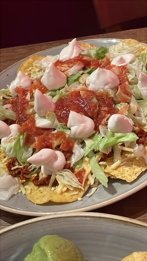 Loaded nachos   at Taco Bar in Stockholm