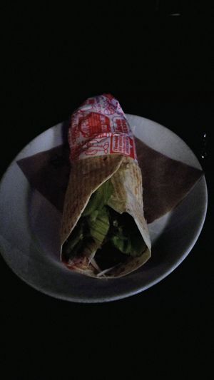 Burrito, vegan at Taco Bar - Vasterlanggatan in Stockholm