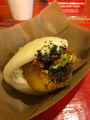 Artichoke bao at Mushi Ni in Atlanta