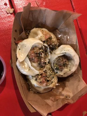  Veggie dumplings  at Mushi Ni in Atlanta