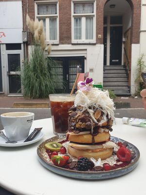 Vegan Pancake 😍 at Mr. Stacks in Amsterdam