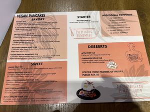Food menu   at Mr. Stacks in Amsterdam