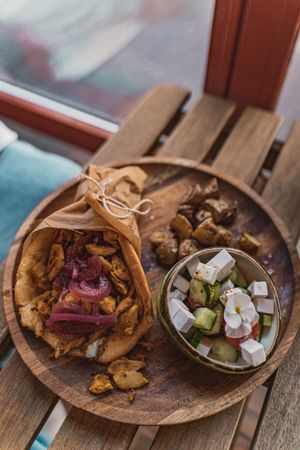 Gyros Stack   at Mr. Stacks in Amsterdam