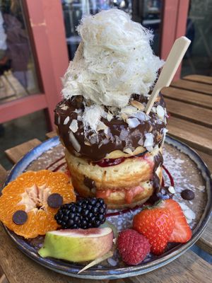 Chocolate hazelnut stack   at Mr. Stacks in Amsterdam