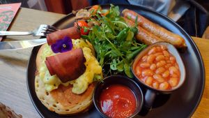English breakfast at Mr. Stacks in Amsterdam
