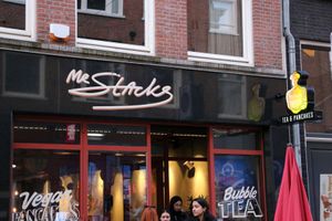 Facade at Mr. Stacks in Amsterdam