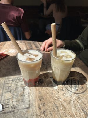 The Pink Drink & The Original Boba Drink  at Mr. Stacks in Amsterdam