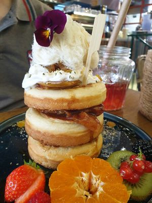 Dutch pancakes at Mr. Stacks in Amsterdam