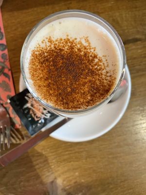 Oat milk chai latte   at Mr. Stacks in Amsterdam