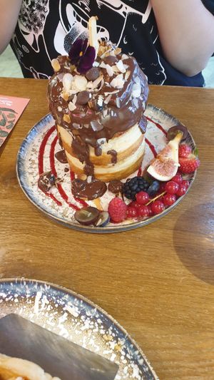 Sweet chocolate option at Mr. Stacks in Amsterdam