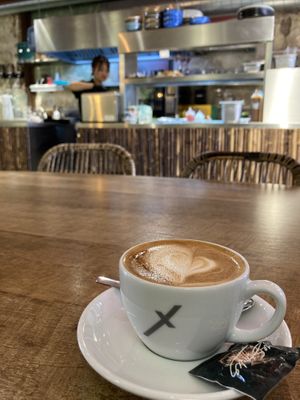 Oat cappuccino  at Mr. Stacks in Amsterdam