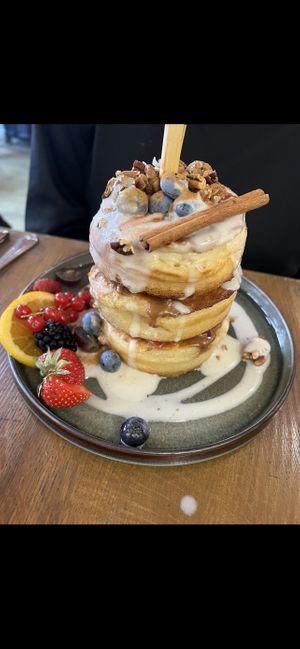 Cinnamon pancakes   at Mr. Stacks in Amsterdam