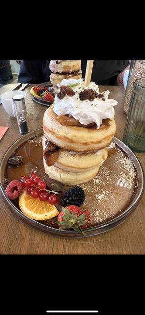 Apple pie pancakes  at Mr. Stacks in Amsterdam