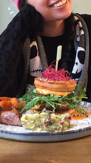 Vegan Burger at Mr. Stacks in Amsterdam