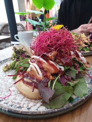 Bbq chicken (vegan) at Mr. Stacks in Amsterdam