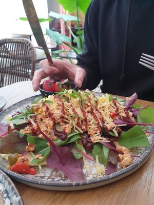 Taco pancakes at Mr. Stacks in Amsterdam