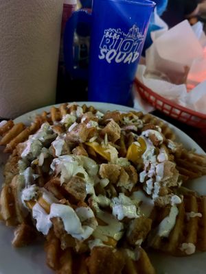 Vegan Notchos 🤤  at Big League Brews in Taylor