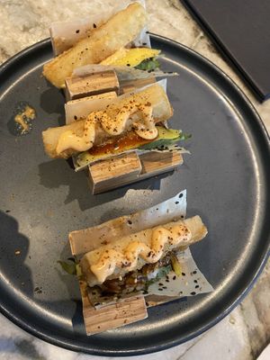 Sushi taco - major fire! 🔥   at Earl's Kitchen in Tysons Corner